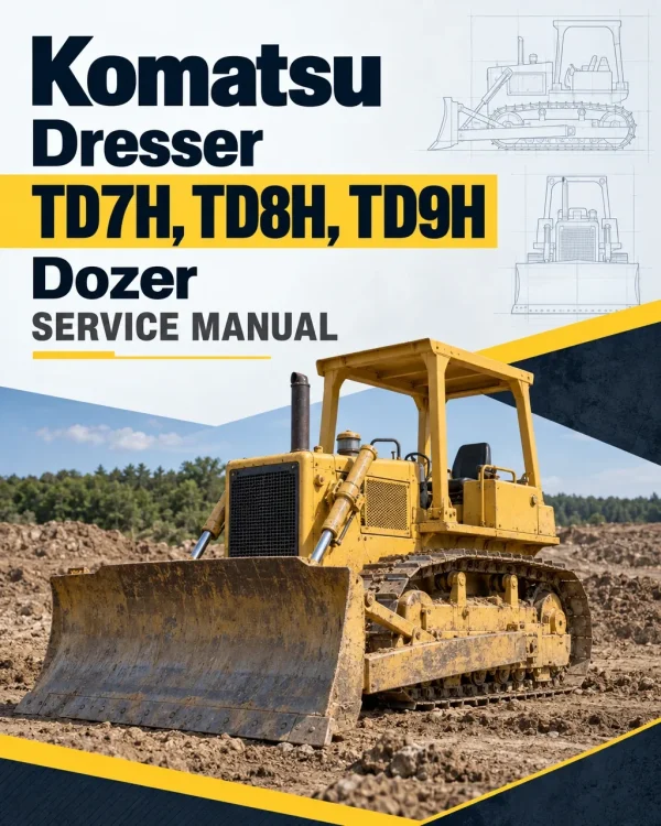 Komatsu Dresser TD7H, TD8H, TD9H Dozer Service Manual