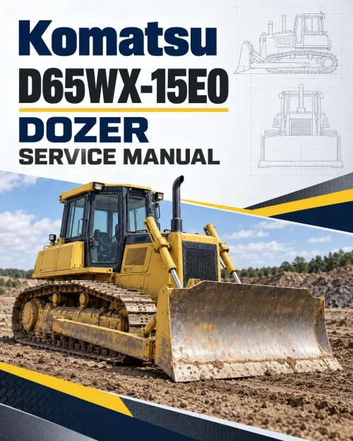Komatsu D65WX-15E0 Dozer Service Manual Komatsu D65WX-15E0 Dozer Service Manual