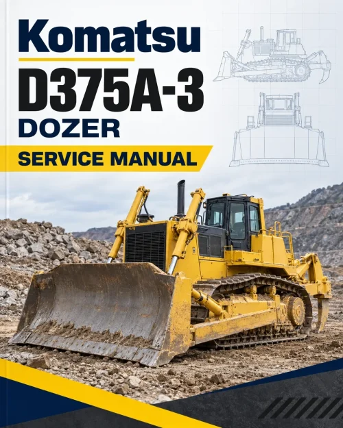 Komatsu D375A-3 Dozer Service Manual Komatsu D375A-3 Dozer Service Manual