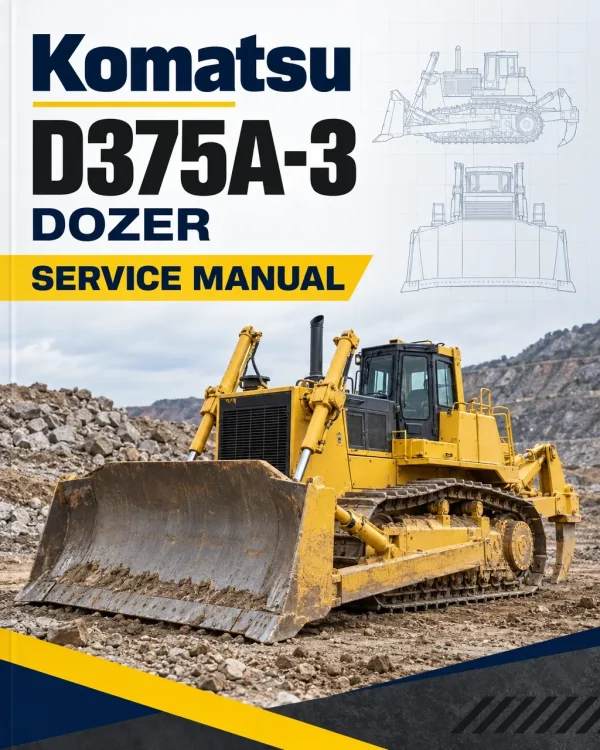 Komatsu D375A-3 Dozer Service Manual Komatsu D375A-3 Dozer Service Manual