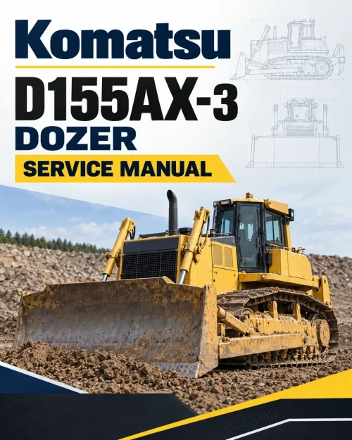 Komatsu D155AX-3 Dozer Service Manual Komatsu D155AX-3 Dozer Service Manual