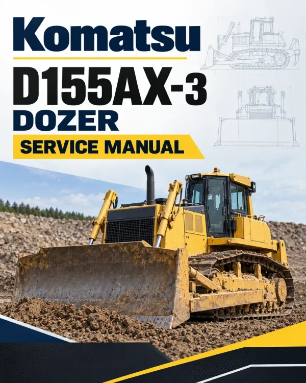 Komatsu D155AX-3 Dozer Service Manual Komatsu D155AX-3 Dozer Service Manual