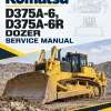 Komatsu D375A-6, D375A-6R Dozer Service Manual Komatsu D375A-6, D375A-6R Dozer Service Manual