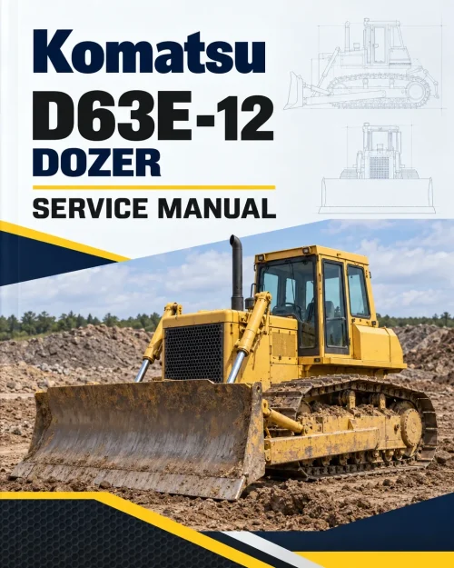 Komatsu D63E-12 Dozer Service Manual Komatsu D63E-12 Dozer Service Manual