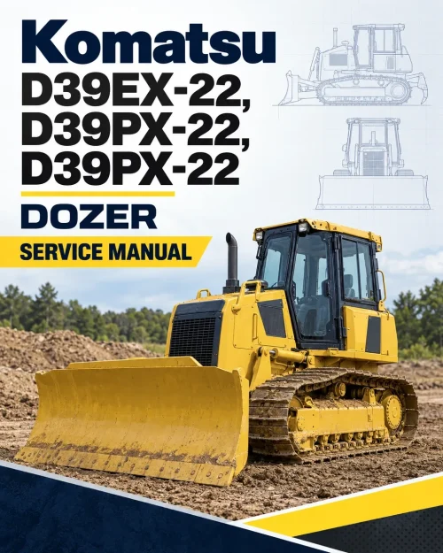 Komatsu D39EX-22, D39PX-22, D39PX-22 Dozer Service Manual Komatsu D39EX-22, D39PX-22, D39PX-22 Dozer Service Manual