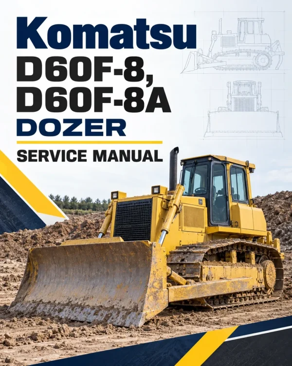 Komatsu D60F-8, D60F-8A Dozer Service Manual Komatsu D60F-8, D60F-8A Dozer Service Manual