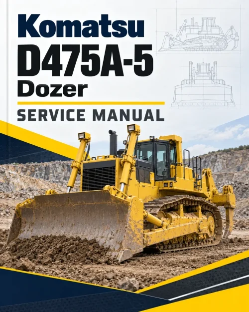Komatsu D475A-5 Dozer Service Manual Komatsu D475A-5 Dozer Service Manual