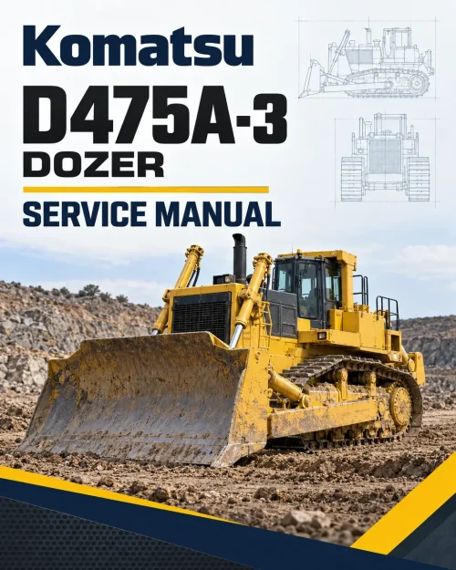 Komatsu D475A-3 Dozer Service Manual