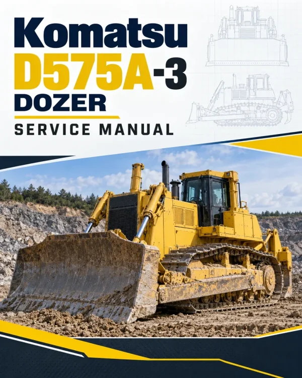 Komatsu D575A-3 Dozer Service Manual Komatsu D575A-3 Dozer Service Manual