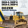 Komatsu D60A-6, D60P-6, D65A-6, D65P-6 Dozer Service Manual