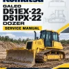 Komatsu Galeo D51EX-22, D51PX-22 Dozer Service Manual Komatsu Galeo D51EX-22, D51PX-22 Dozer Service Manual