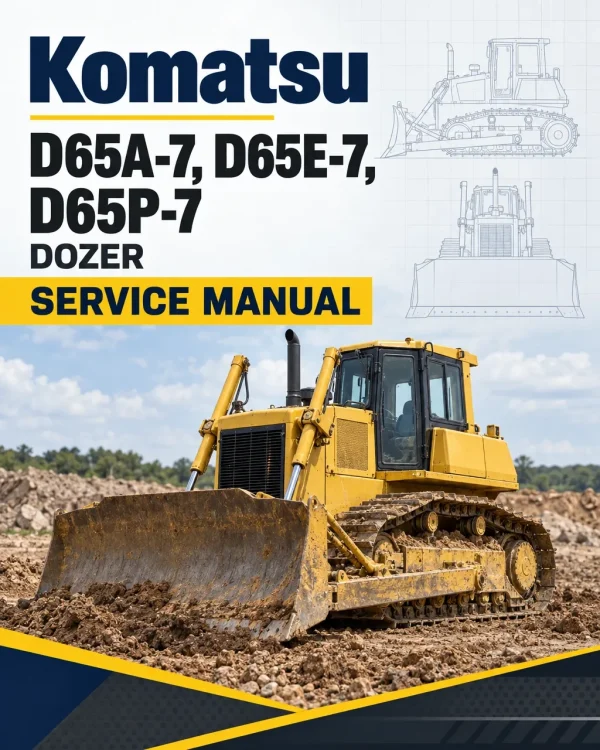 Komatsu D65A-7, D65E-7, D65P-7 Dozer Service Manual Komatsu D65A-7, D65E-7, D65P-7 Dozer Service Manual