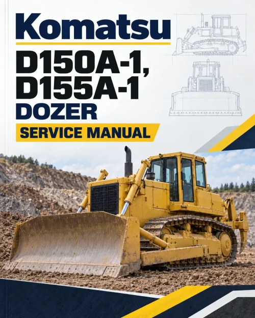 Komatsu D150A-1, D155A-1 Dozer Service Manual Komatsu D150A-1, D155A-1 Dozer Service Manual