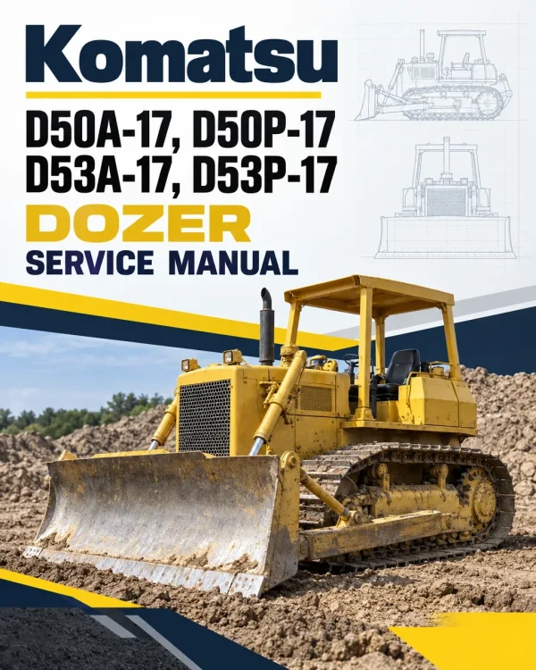 Komatsu D50A-17, D50P-17, D53A-17, D53P-17 Dozer Service Manual Komatsu D50A-17, D50P-17, D53A-17, D53P-17 Dozer Service Manual