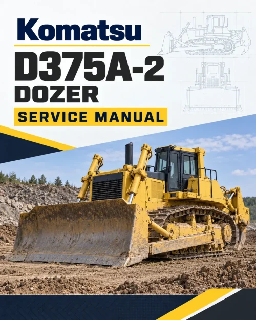 Komatsu D375A-2 Dozer Service Manual Komatsu D375A-2 Dozer Service Manual