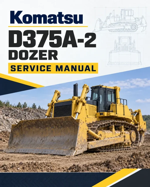 Komatsu D375A-2 Dozer Service Manual Komatsu D375A-2 Dozer Service Manual