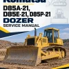 Komatsu D85A-21,D85E-21, D85P-21 Dozer Service Manual