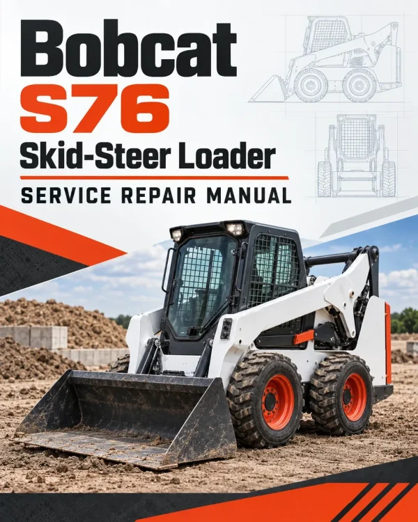 Bobcat S76 Skid-Steer Loader Service Repair Manual Bobcat S76 Skid-Steer Loader Service Repair Manual