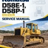 Komatsu D58E-1, D58P-1 Dozer Service Manual Komatsu D58E-1, D58P-1 Dozer Service Manual