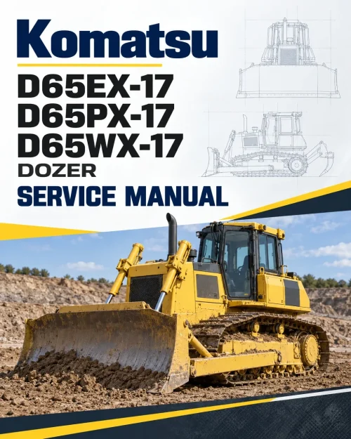 Komatsu D65EX-17, D65PX-17, D65WX-17 Dozer Service Manual Komatsu D65EX-17, D65PX-17, D65WX-17 Dozer Service Manual