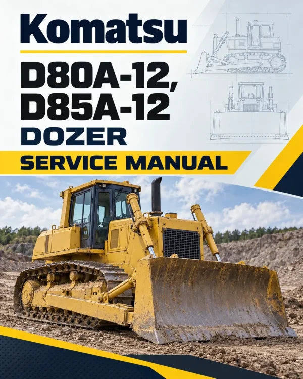 Komatsu D80A-12, D85A-12 Dozer Service Manual