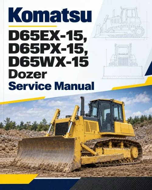 Komatsu D65EX-15, D65PX-15, D65WX-15 Dozer Service Manual Komatsu D65EX-15, D65PX-15, D65WX-15 Dozer Service Manual