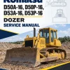 Komatsu D50A-16, D50P-16, D53A-16, D53P-16 Dozer Service Manual Komatsu D50A-16, D50P-16, D53A-16, D53P-16 Dozer Service Manual