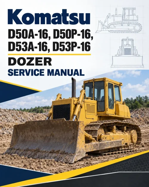 Komatsu D50A-16, D50P-16, D53A-16, D53P-16 Dozer Service Manual Komatsu D50A-16, D50P-16, D53A-16, D53P-16 Dozer Service Manual
