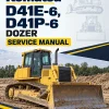 Komatsu D41E-6, D41P-6 Dozer Service Manual Komatsu D41E-6, D41P-6 Dozer Service Manual