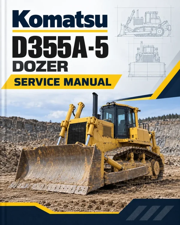 Komatsu D355A-5 Dozer Service Manual