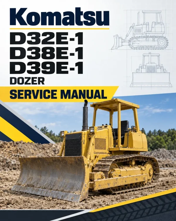 Komatsu D32E-1, D38E-1, D39E-1 Dozer Service Manual Komatsu D32E-1, D38E-1, D39E-1 Dozer Service Manual