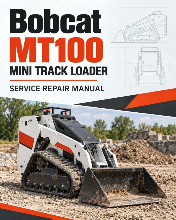Bobcat MT100 Mini Track Loader Service Repair Manual Bobcat MT100 Mini Track Loader Service Repair Manual