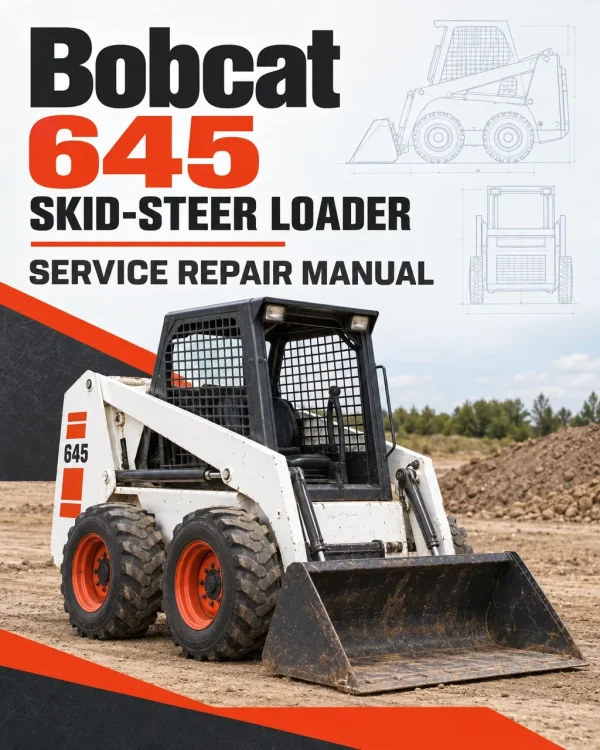 Bobcat 645 Skid-Steer Loader Service Repair Manual Bobcat 645 Skid-Steer Loader Service Repair Manual