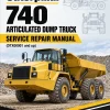 Caterpillar CAT 740 Articulated Dump Truck Service Repair Manual (DTX00001 and up)