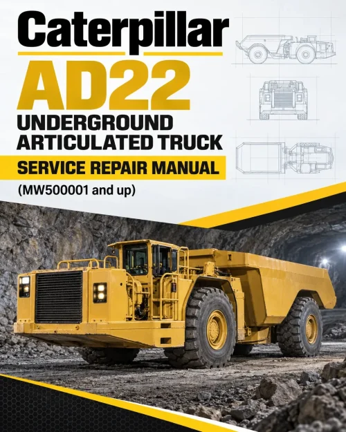 Caterpillar CAT AD22 Underground Articulated Truck Service Repair Manual (MW500001 and up) Caterpillar CAT AD22 Underground Articulated Truck Service Repair Manual (MW500001 and up)