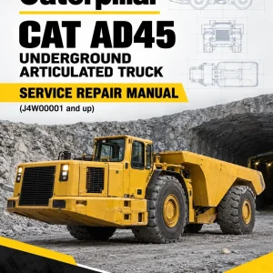 Caterpillar CAT AD45 Underground Articulated Truck Service Repair Manual (J4W00001 and up) Caterpillar CAT AD45 Underground Articulated Truck Service Repair Manual (J4W00001 and up)
