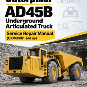 Caterpillar CAT AD45B Underground Articulated Truck Service Repair Manual (CXM00001 and up) Caterpillar CAT AD45B Underground Articulated Truck Service Repair Manual (CXM00001 and up)