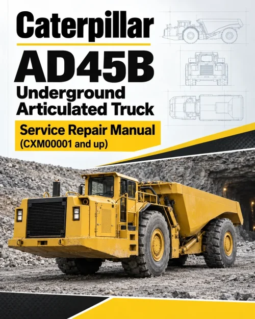 Caterpillar CAT AD45B Underground Articulated Truck Service Repair Manual (CXM00001 and up) Caterpillar CAT AD45B Underground Articulated Truck Service Repair Manual (CXM00001 and up)