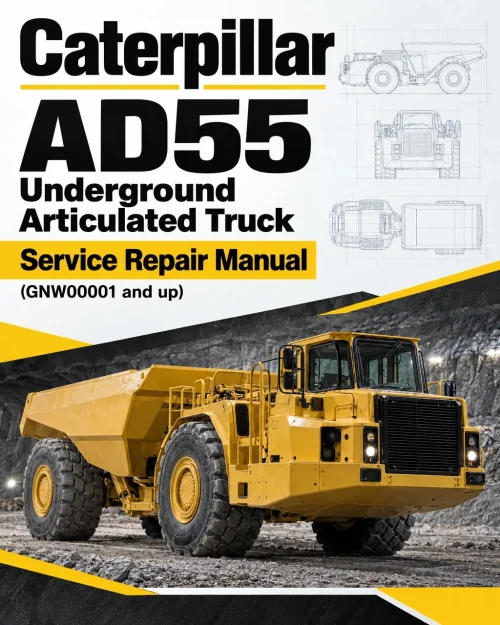 Caterpillar CAT AD55 Underground Articulated Truck Service Repair Manual (GNW00001 and up) Caterpillar CAT AD55 Underground Articulated Truck Service Repair Manual (GNW00001 and up)