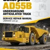 Caterpillar CAT AD55B Underground Articulated Truck Service Repair Manual (JNW00001 and up)