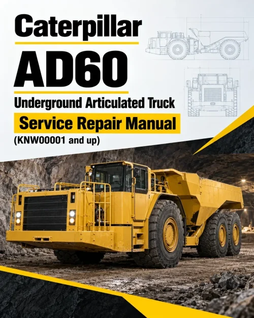 Caterpillar CAT AD60 Underground Articulated Truck Service Repair Manual (KNW00001 and up) Caterpillar CAT AD60 Underground Articulated Truck Service Repair Manual (KNW00001 and up)
