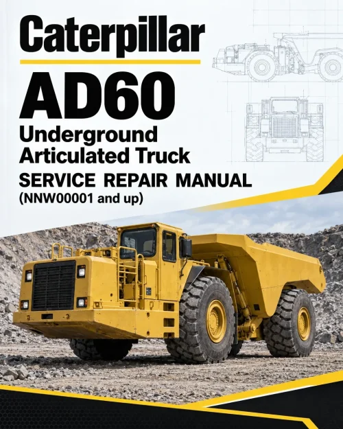 Caterpillar CAT AD60 Underground Articulated Truck Service Repair Manual (NNW00001 and up) Caterpillar CAT AD60 Underground Articulated Truck Service Repair Manual (NNW00001 and up)