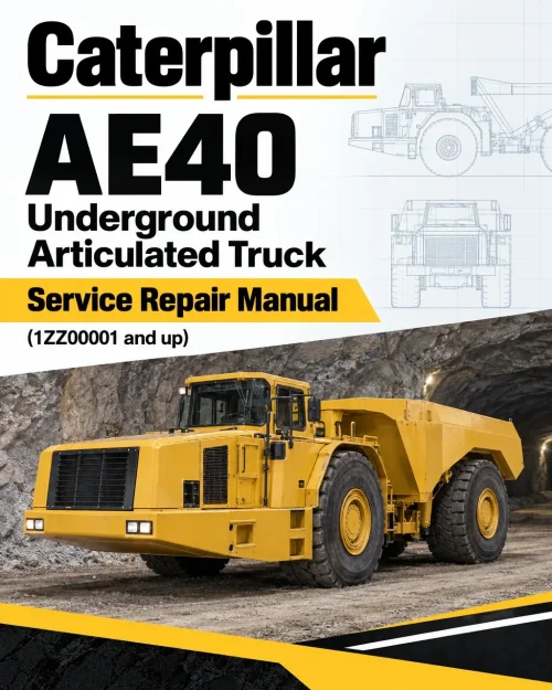 Caterpillar CAT AE40 Underground Articulated Truck Service Repair Manual (1ZZ00001 and up) Caterpillar CAT AE40 Underground Articulated Truck Service Repair Manual (1ZZ00001 and up)