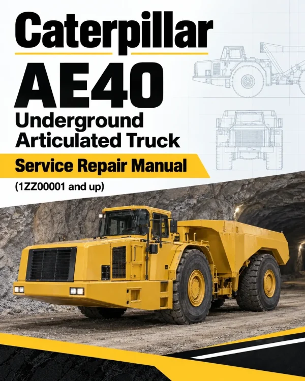 Caterpillar CAT AE40 Underground Articulated Truck Service Repair Manual (1ZZ00001 and up) Caterpillar CAT AE40 Underground Articulated Truck Service Repair Manual (1ZZ00001 and up)