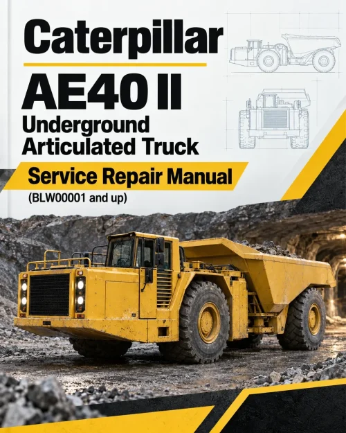 Caterpillar CAT AE40 II Underground Articulated Truck Service Repair Manual (BLW00001 and up) Caterpillar CAT AE40 II Underground Articulated Truck Service Repair Manual (BLW00001 and up)