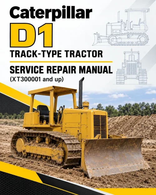 Caterpillar CAT D1 Track-Type Tractor Service Repair Manual (XT300001 and up) Caterpillar CAT D1 Track-Type Tractor Service Repair Manual (XT300001 and up)