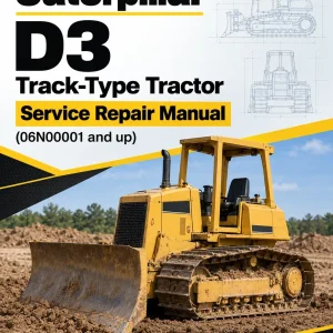 Caterpillar CAT D3 Track-Type Tractor Service Repair Manual (06N00001 and up)