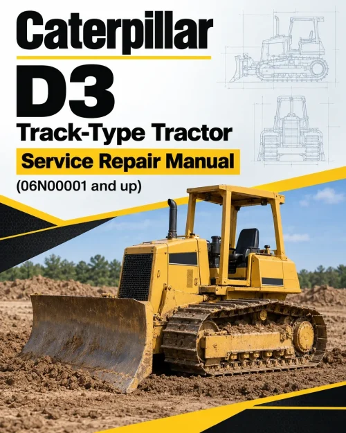 Caterpillar CAT D3 Track-Type Tractor Service Repair Manual (06N00001 and up) Caterpillar CAT D3 Track-Type Tractor Service Repair Manual (06N00001 and up)
