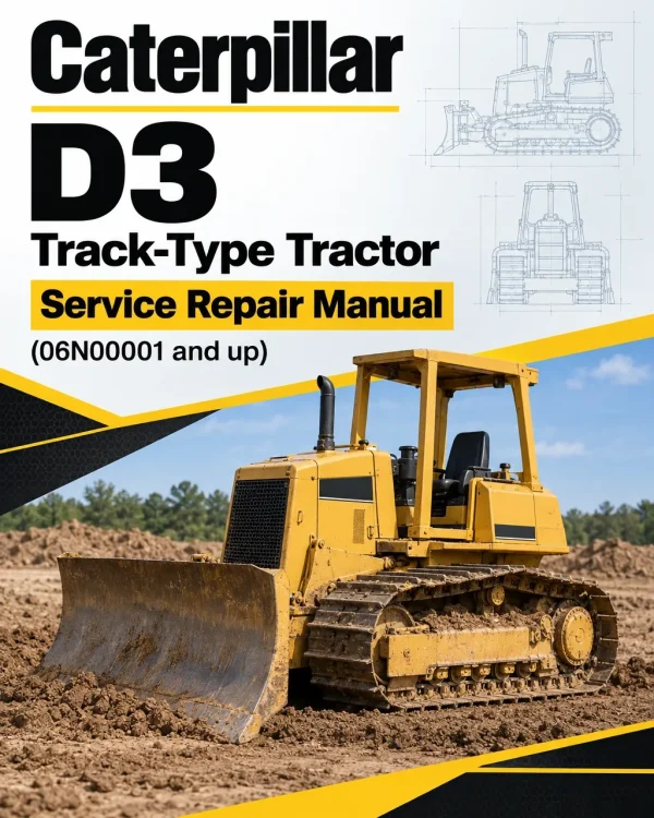 Caterpillar CAT D3 Track-Type Tractor Service Repair Manual (06N00001 and up) Caterpillar CAT D3 Track-Type Tractor Service Repair Manual (06N00001 and up)