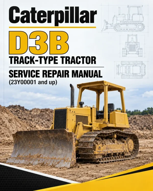Caterpillar CAT D3B Track-Type Tractor Service Repair Manual (23Y00001 and up) Caterpillar CAT D3B Track-Type Tractor Service Repair Manual (23Y00001 and up)
